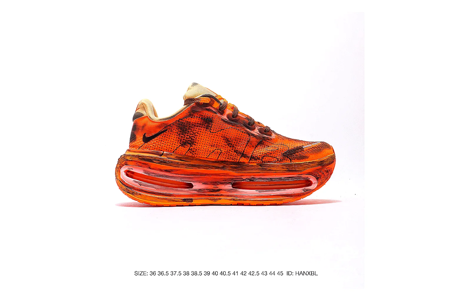 Nike Air Max DN Orange Sneaker 6417 comparison gallery with QC evidence