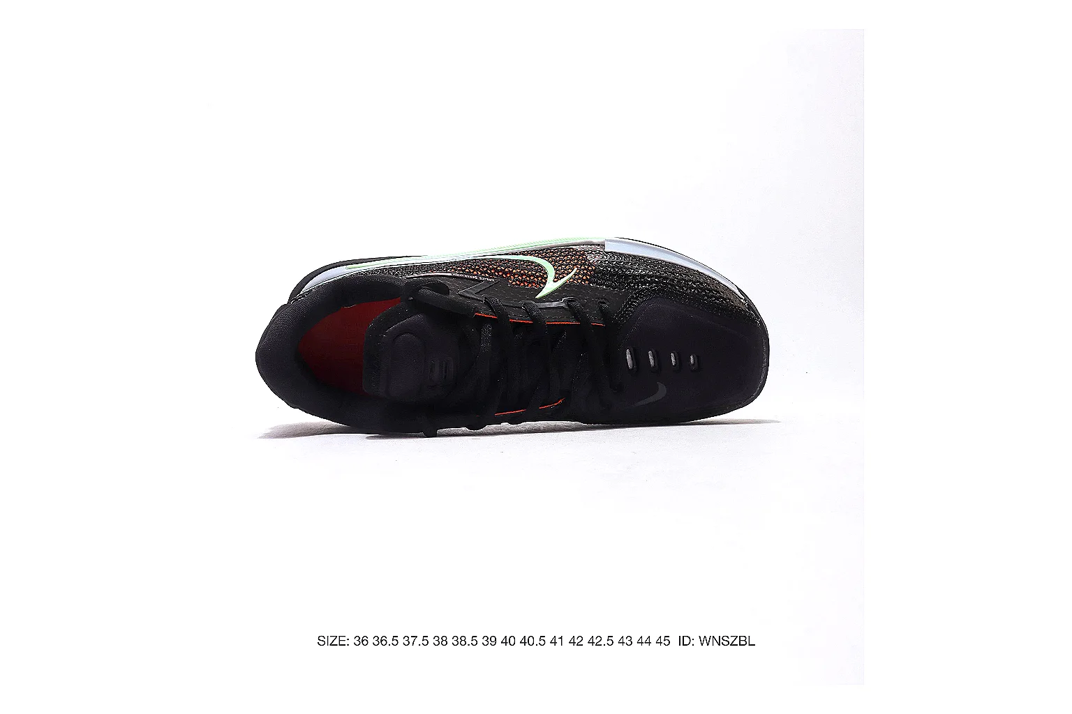 Nike Air Max Plus Black Red Sneaker 7518 comparison gallery with QC evidence thumbnail 3