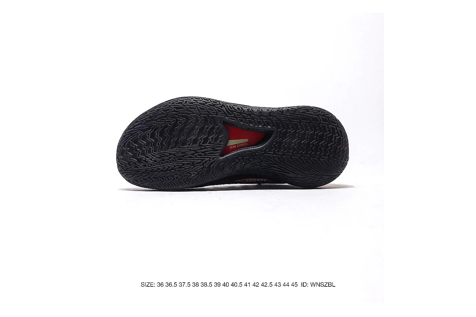 Nike Air Max Plus Black Red Sneaker 7518 comparison gallery with QC evidence thumbnail 5