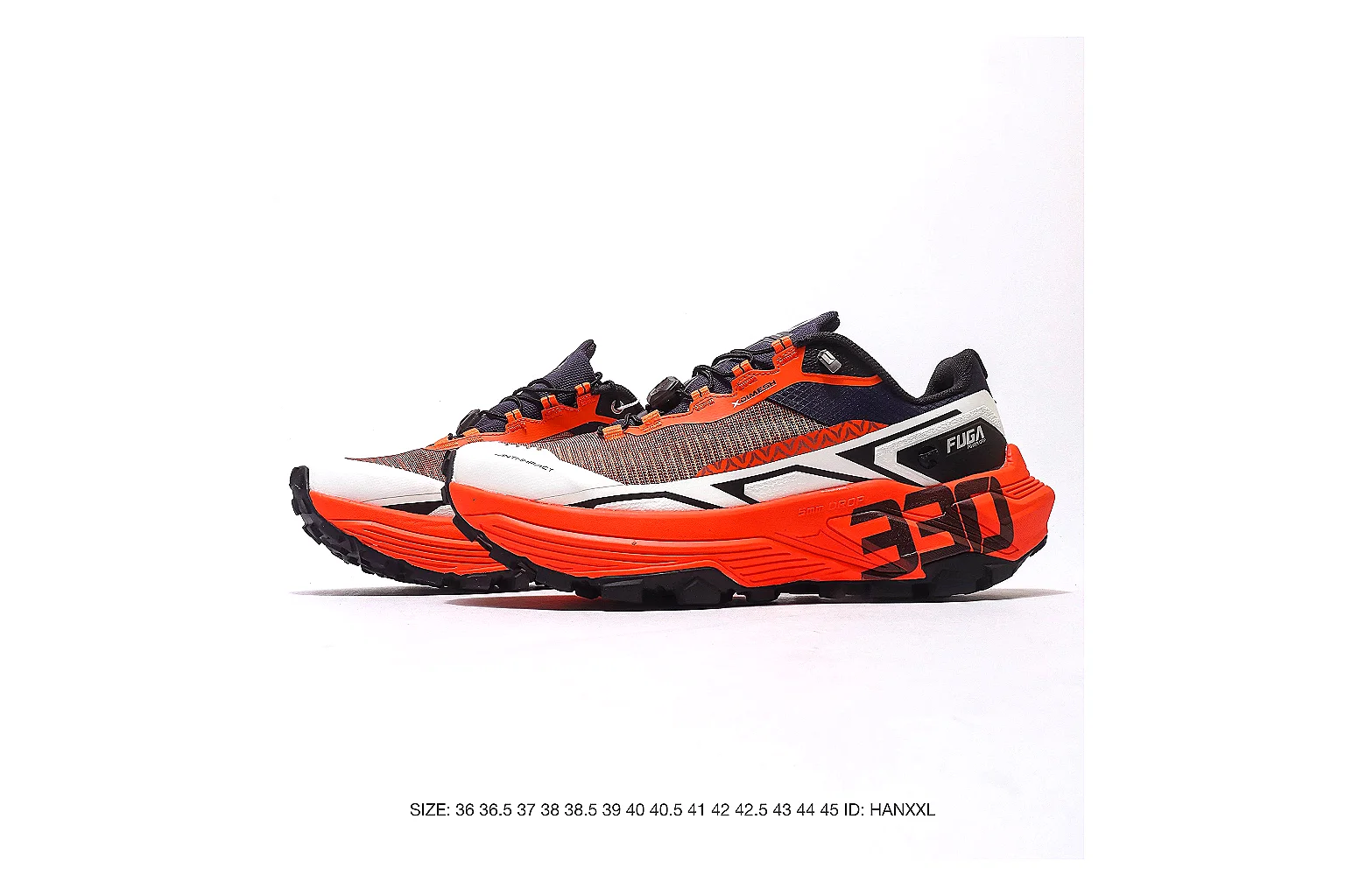 Nike Air Max Plus Orange Black Sneaker 7468 comparison gallery with QC evidence thumbnail 6