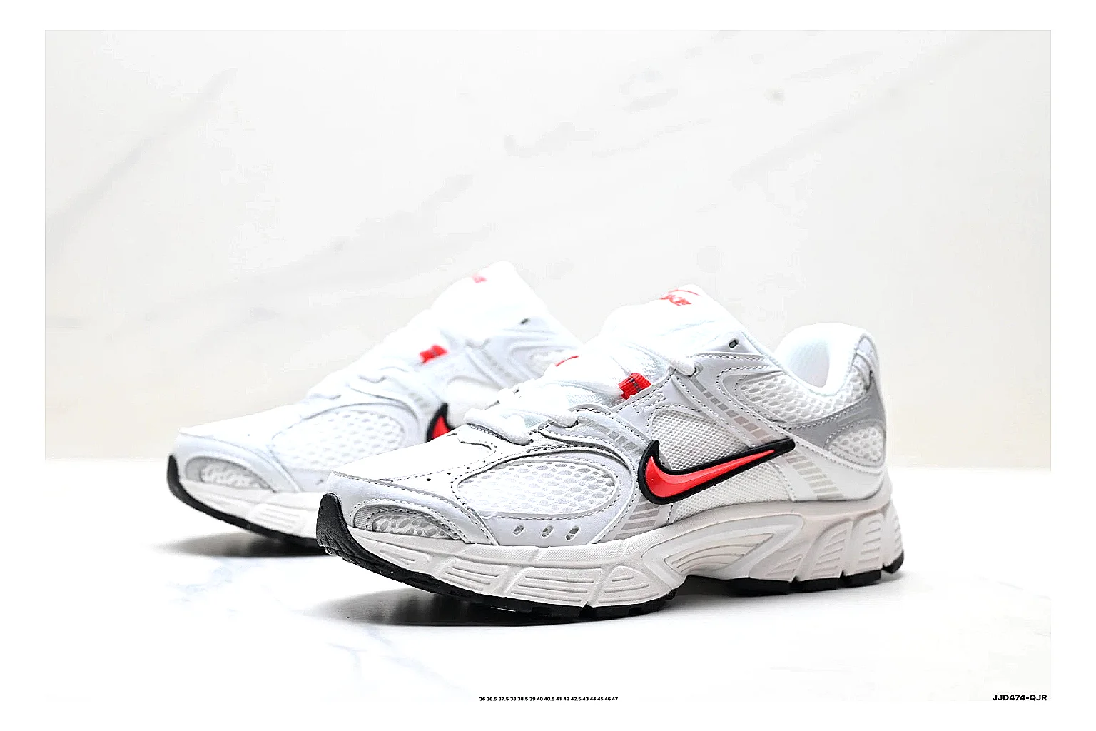kakoscout.com Nike Air Max White Red comparison signal card six-photo gallery thumbnail 3