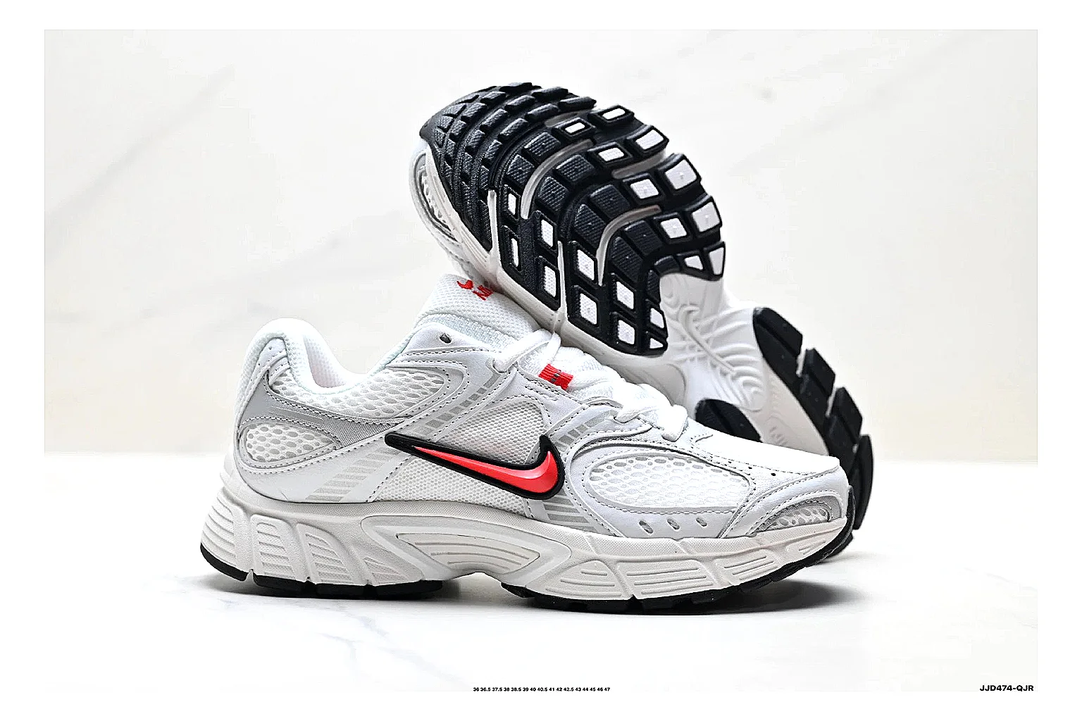 kakoscout.com Nike Air Max White Red comparison signal card six-photo gallery thumbnail 4