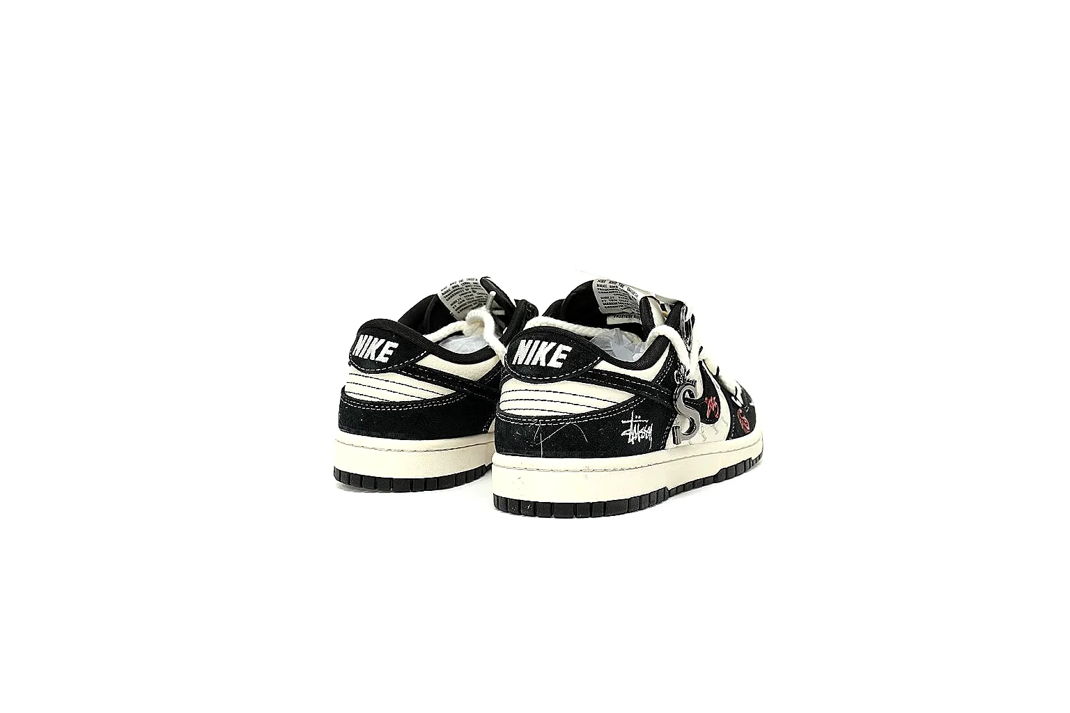 Kako Scout comparison images for Nike Black Red Low Court thumbnail 5