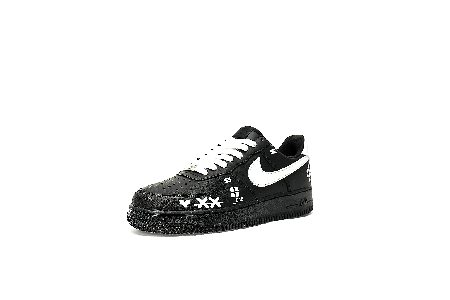 Kako Scout comparison images for Nike Black White Low Court thumbnail 6