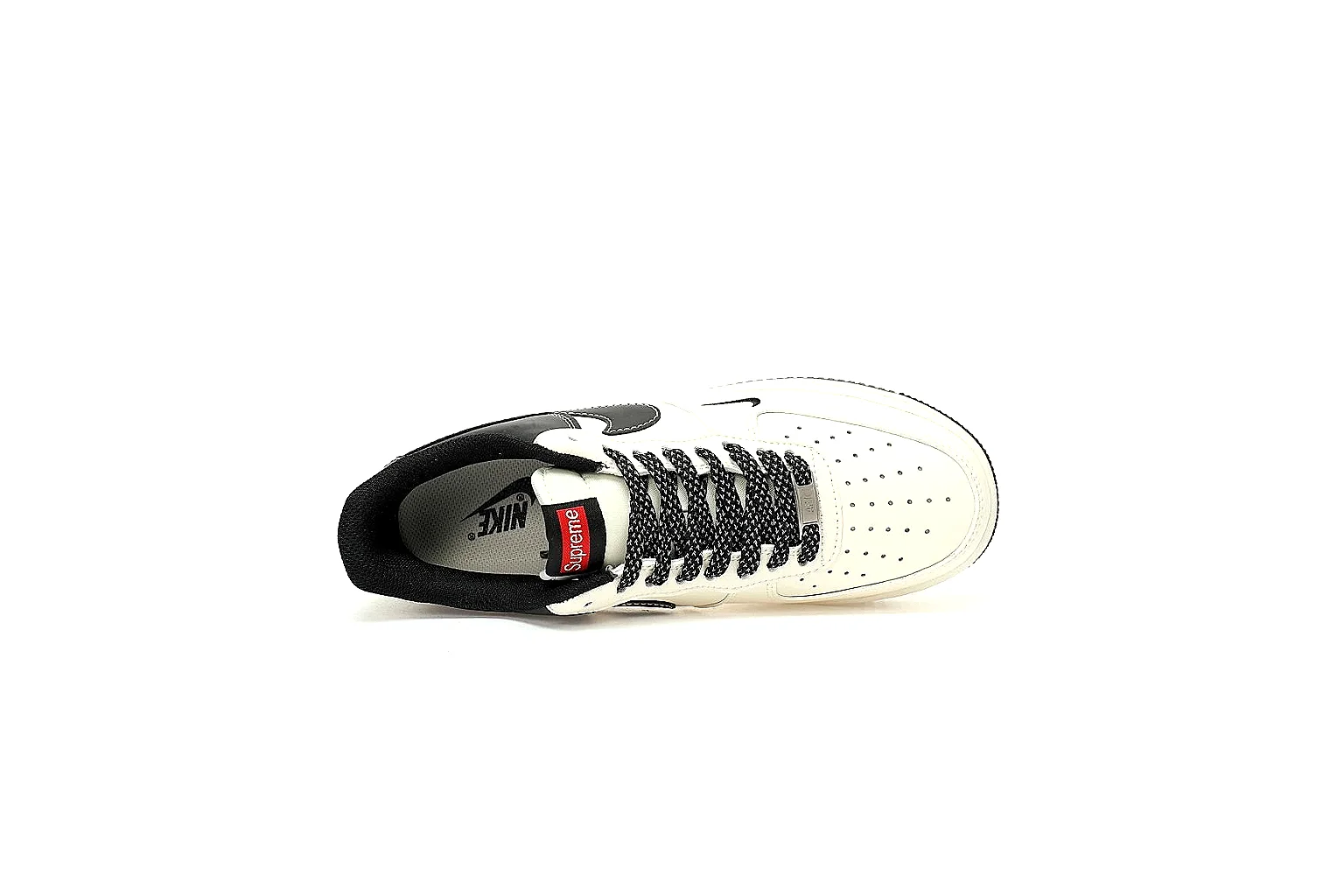 Kako Scout comparison images for Nike Black White Low Court
