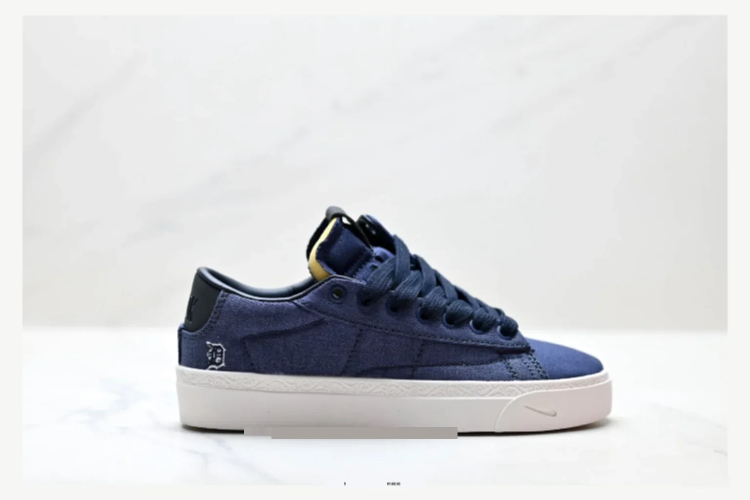 Nike Navy Blue Low Top Sneaker comparison proof image SKU 1182167500