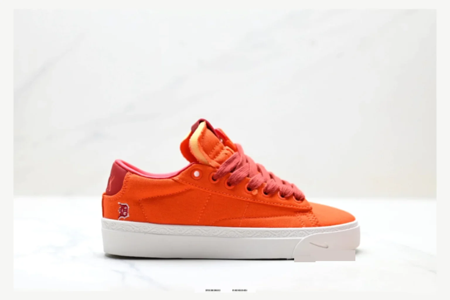Nike Book Blazer Orange Low Top comparison proof image SKU 1182167499