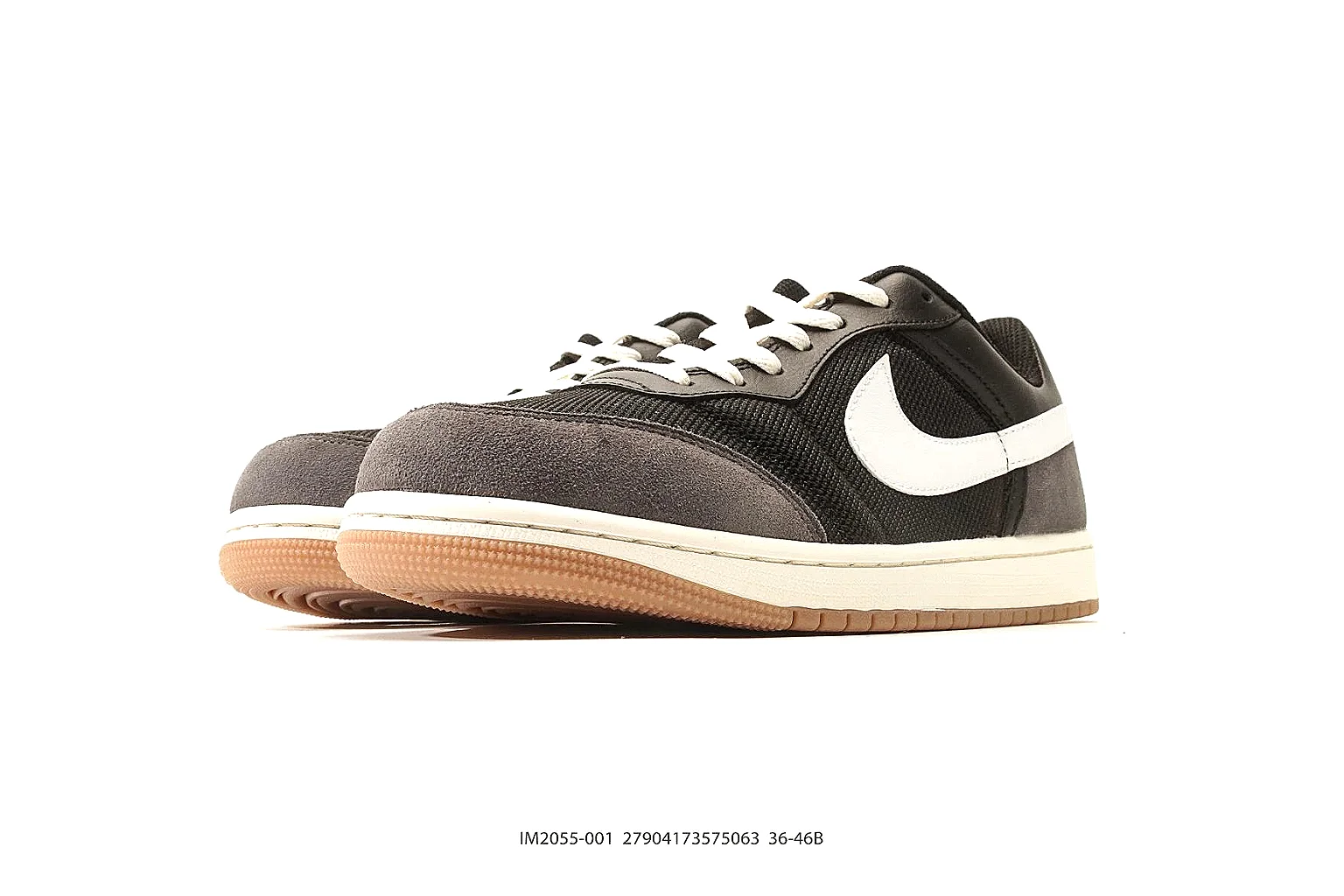 Kako Scout comparison images for Nike Brown Black Low Court thumbnail 4