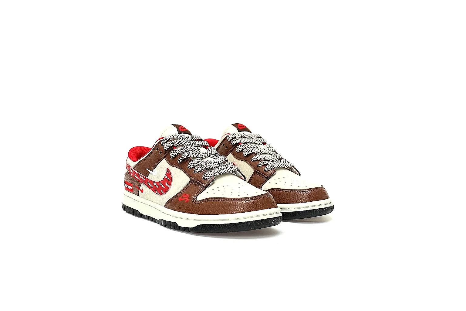 Kako Scout comparison images for Nike Brown Red Low Court thumbnail 5