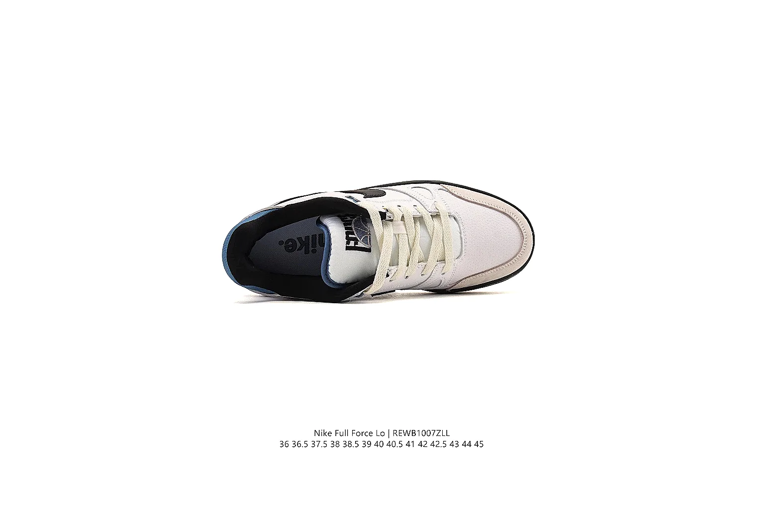 kakoscout.com Nike White Navy Court Low 0374 White Navy low-top product image thumbnail 3