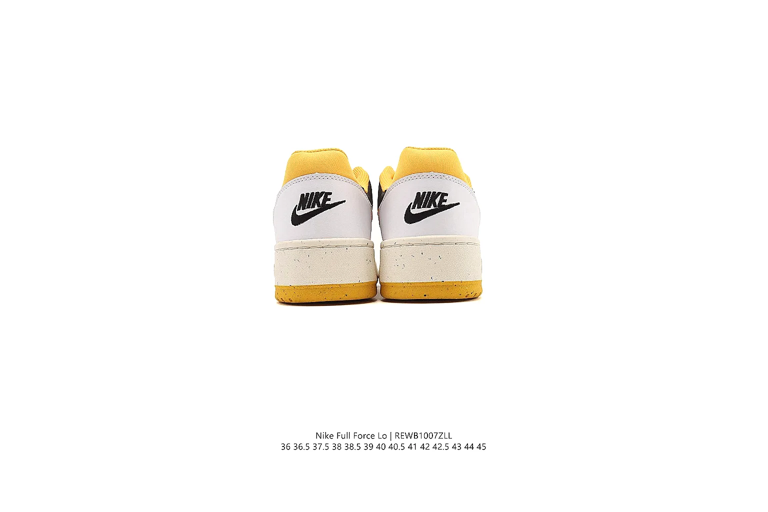 kakoscout.com Nike White Yellow Court Low 0369 White Yellow low-top product image thumbnail 4