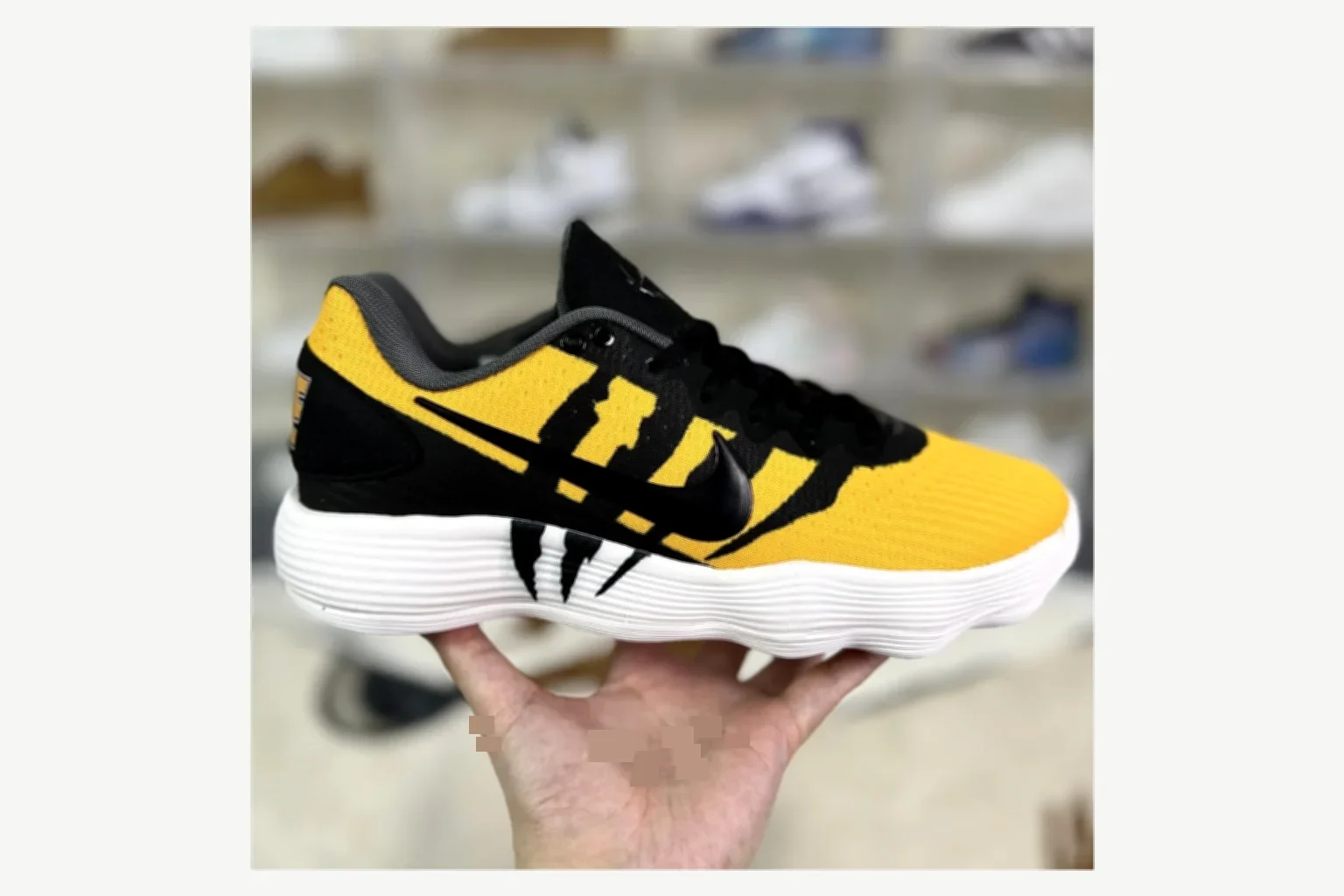 Nike Yellow Black Court Low Top comparison proof image SKU 1194923981