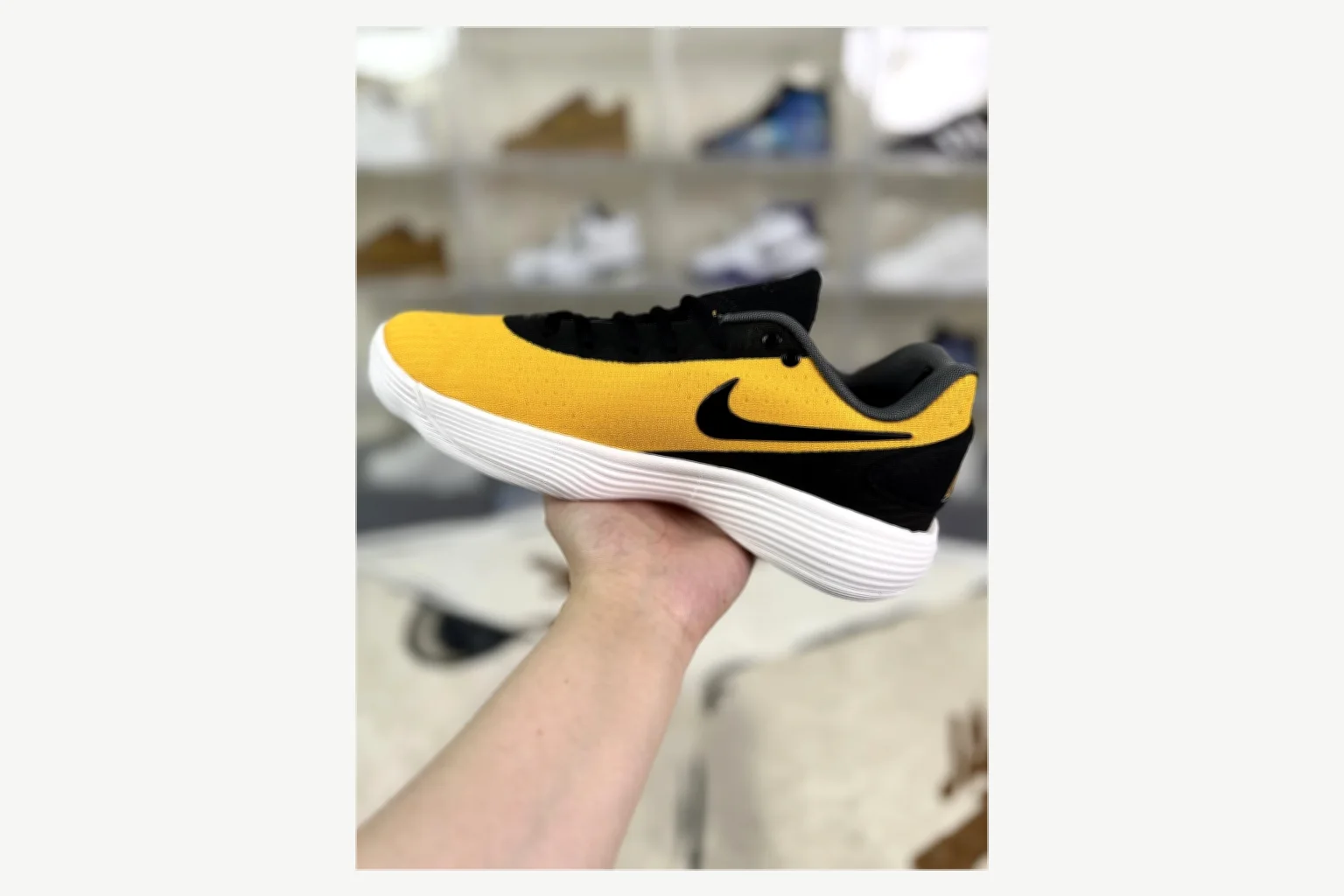 Nike Yellow Black Court Low Top comparison proof image SKU 1194923981 thumbnail 2