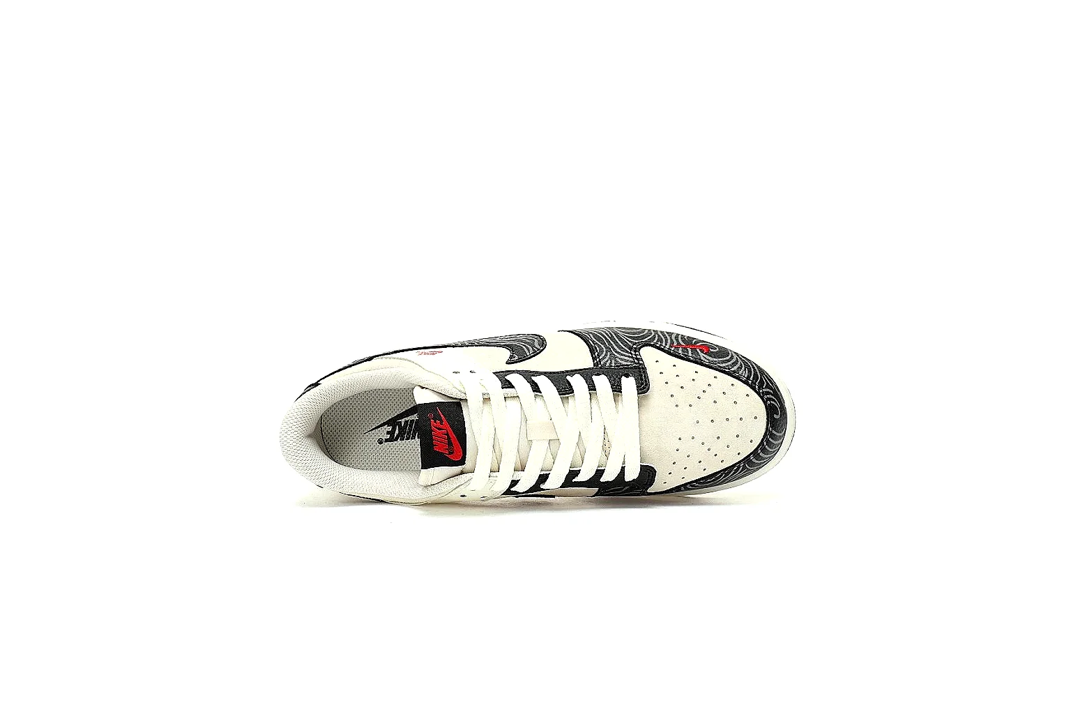 Kako Scout comparison images for Nike Cream Black Red Low Court thumbnail 3