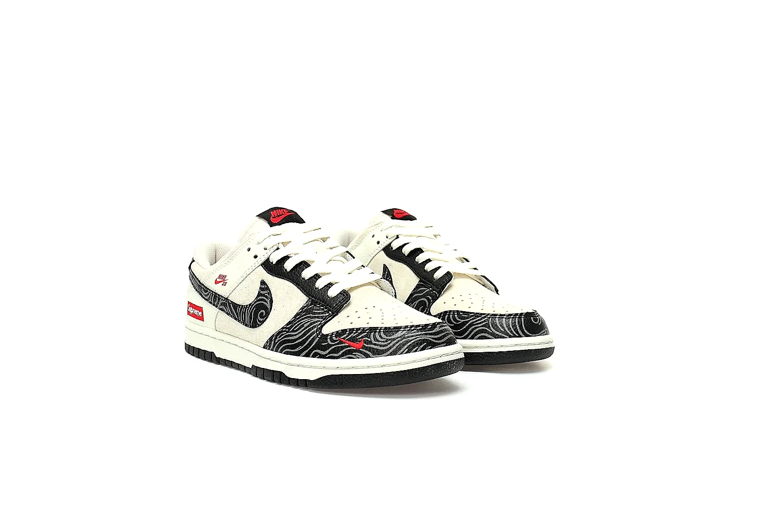 Kako Scout comparison images for Nike Cream Black Red Low Court thumbnail 5