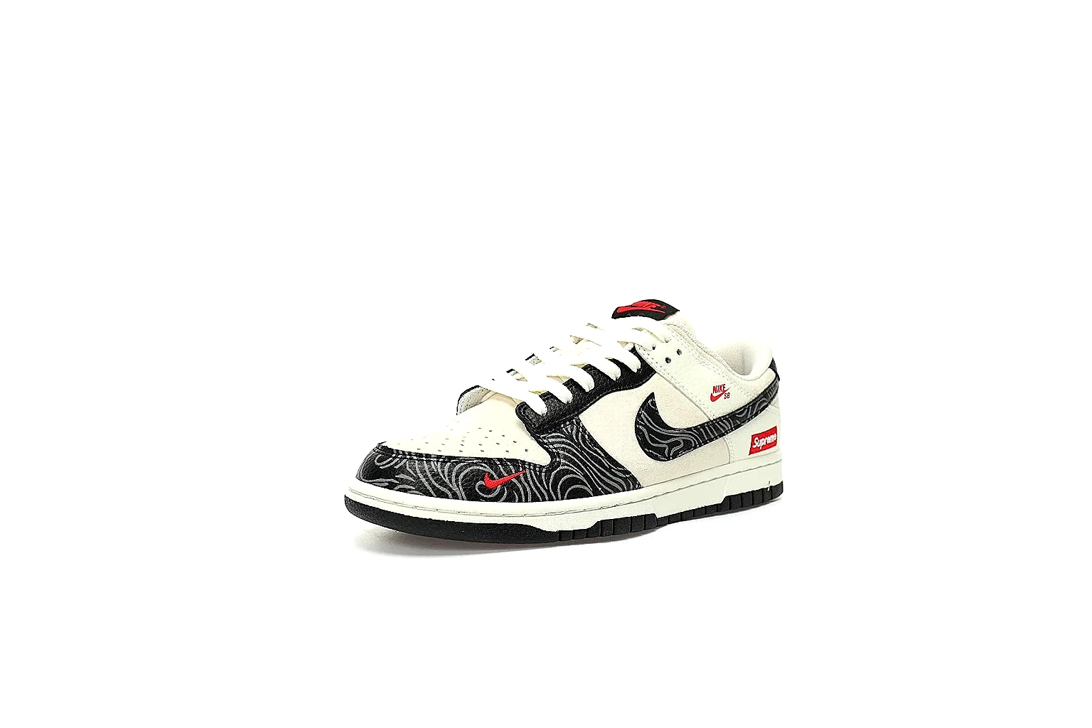 Kako Scout comparison images for Nike Cream Black Red Low Court thumbnail 6