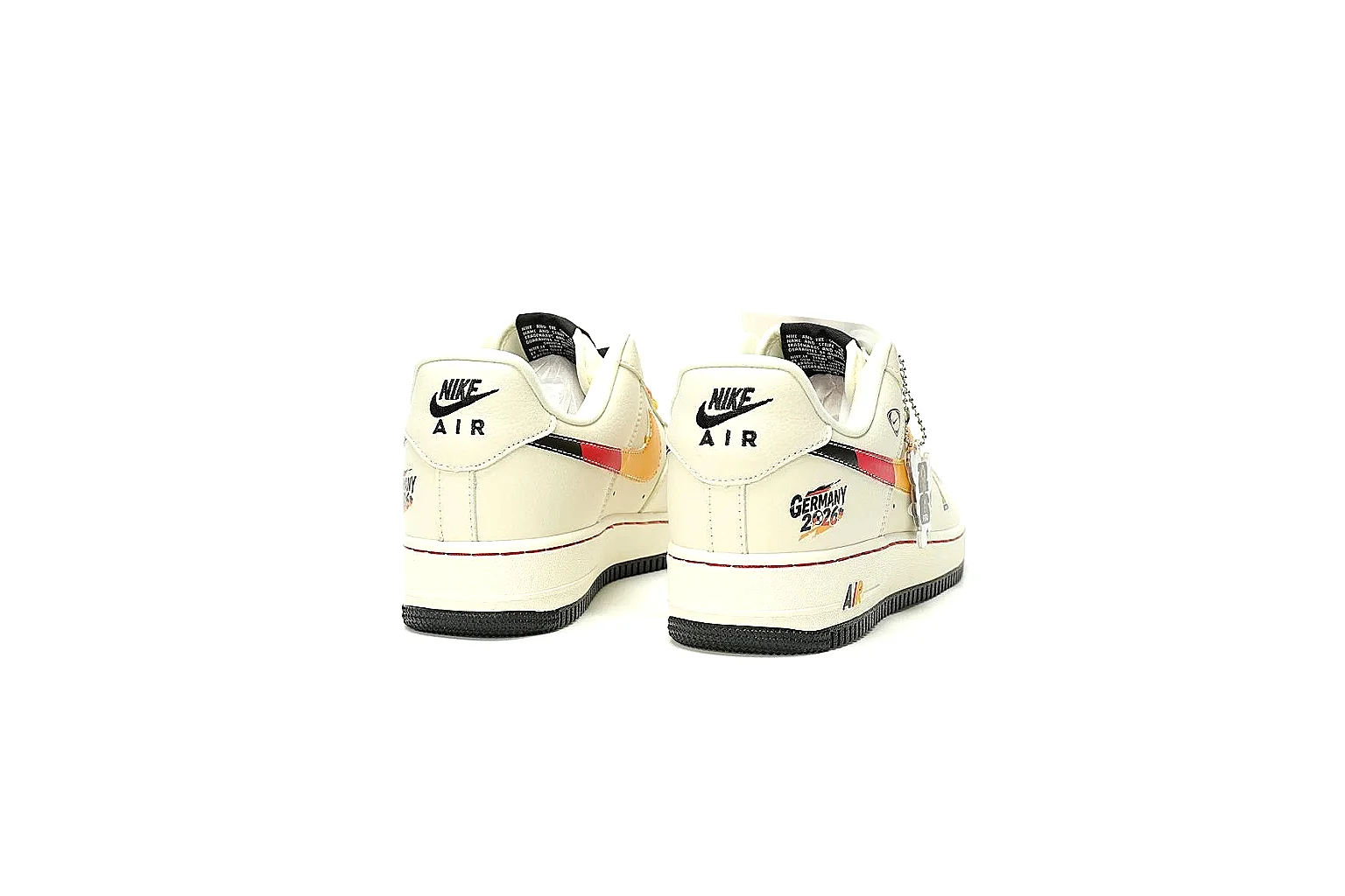 Kako Scout comparison images for Nike Cream Orange Low Court Sneaker thumbnail 5