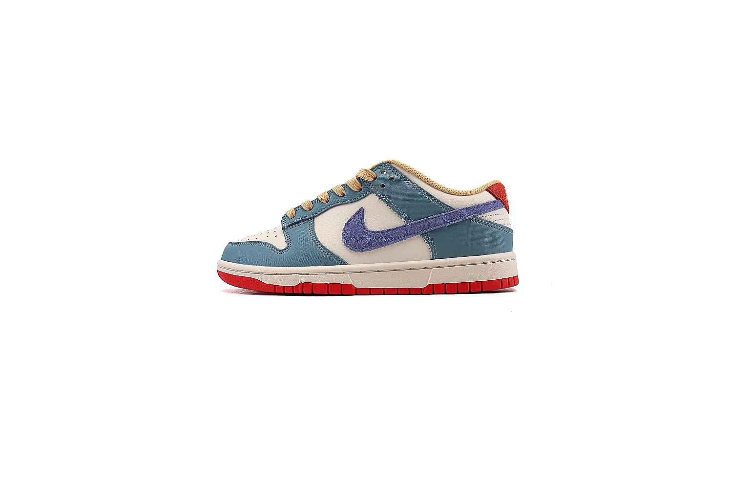 kakoscout.com Nike Dunk Low Grey Blue Red 8165 grey-blue-red low-top image thumbnail 2