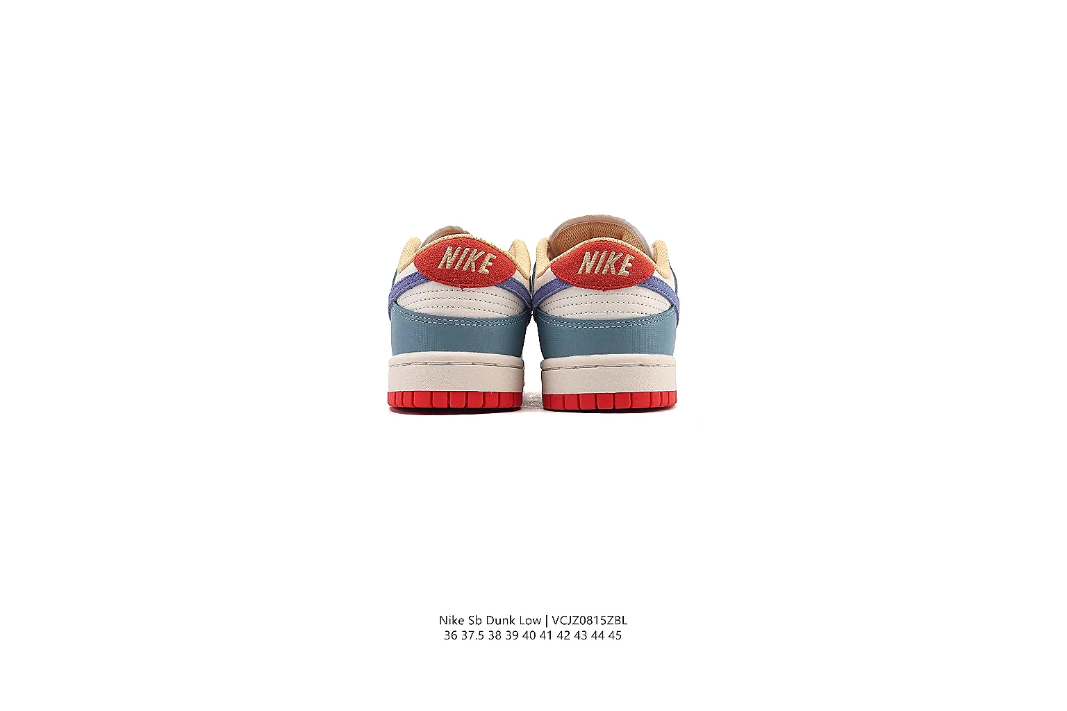 kakoscout.com Nike Dunk Low Grey Blue Red 8165 grey-blue-red low-top image thumbnail 4