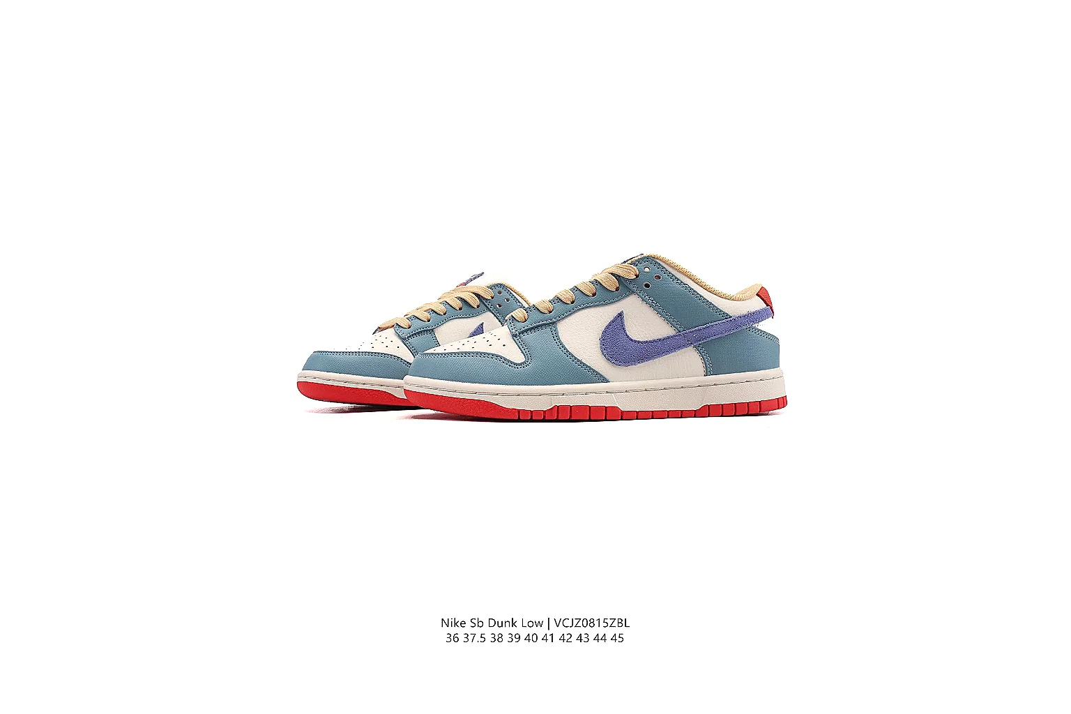 kakoscout.com Nike Dunk Low Grey Blue Red 8165 grey-blue-red low-top image thumbnail 6