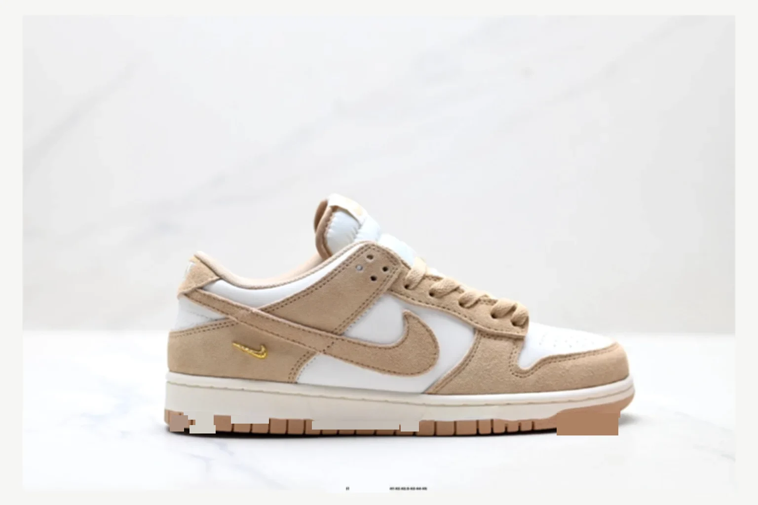 Nike Dunk Low Tan White Low Top comparison proof image SKU 1182167505