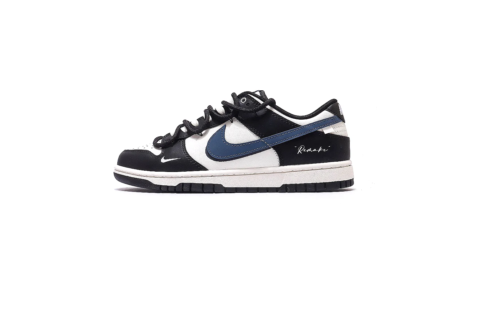 Nike Dunk Low Black White 2260 comparison signal note six-photo gallery thumbnail 2
