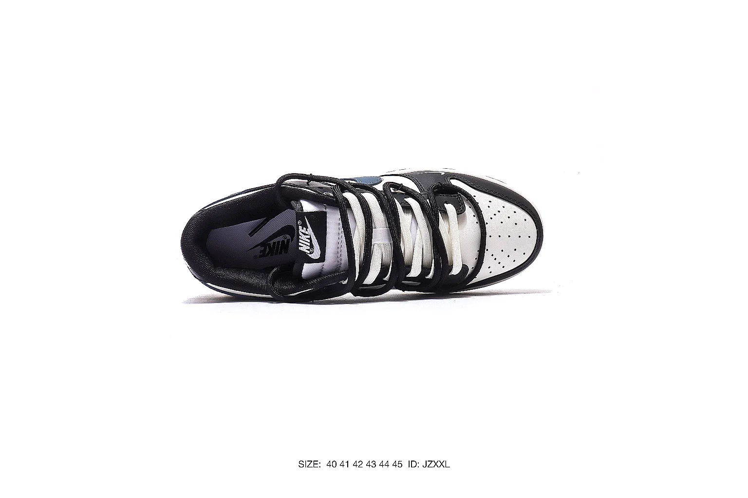 Nike Dunk Low Black White 2260 comparison signal note six-photo gallery thumbnail 3