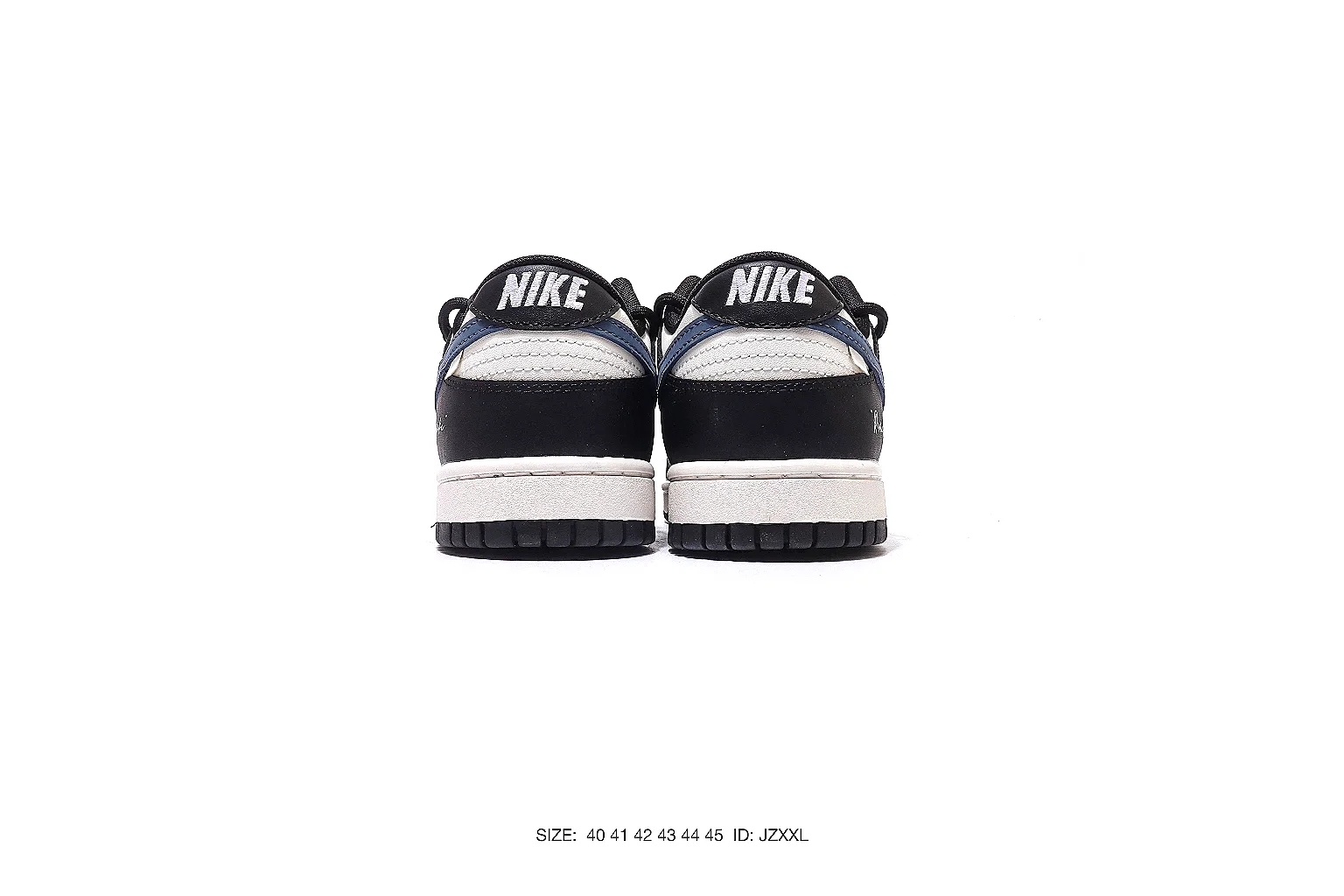 Nike Dunk Low Black White 2260 comparison signal note six-photo gallery thumbnail 4