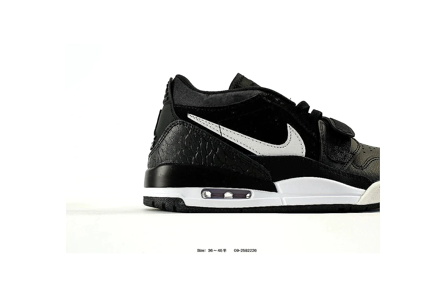 Nike Dunk Low Black White Sneaker 5375 comparison gallery with QC evidence thumbnail 6