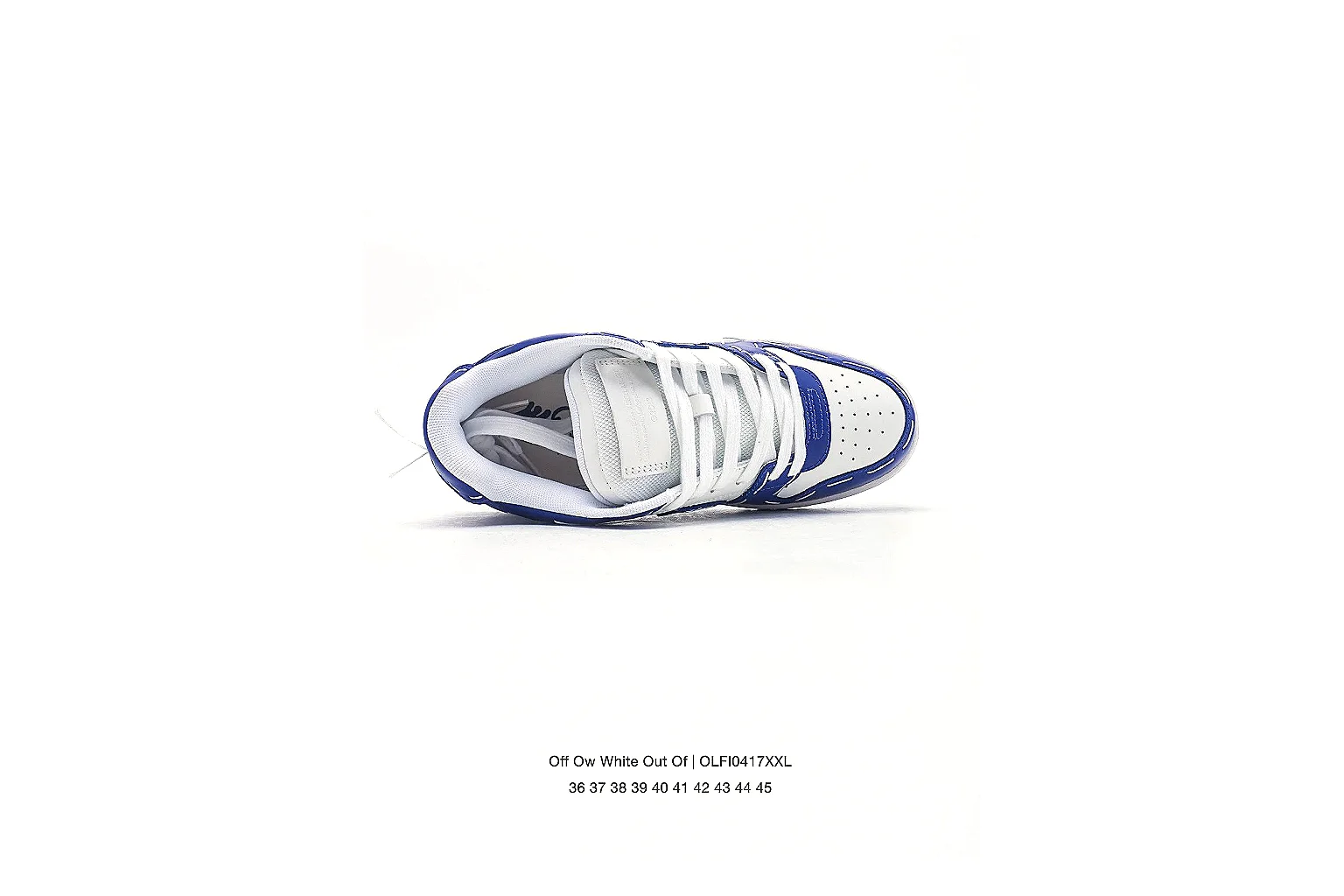 Nike Dunk Low Blue White Sneaker 1409 comparison gallery with QC evidence thumbnail 3