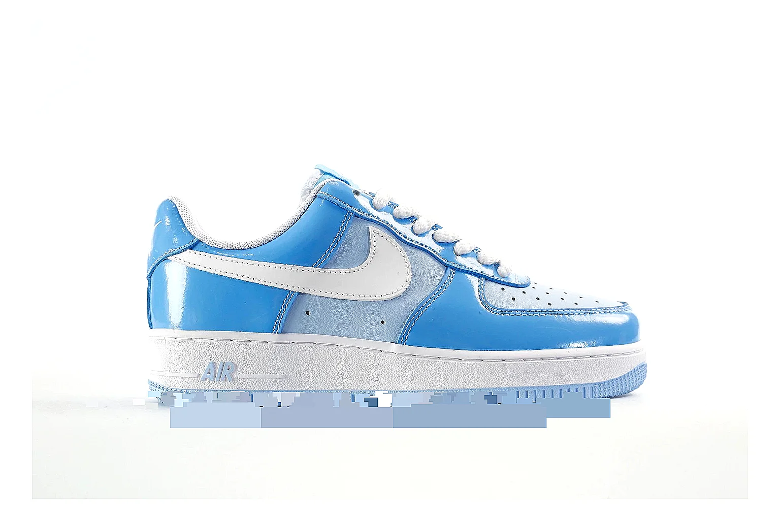 Nike Dunk Low Blue White Sneaker 0761 comparison gallery with QC evidence thumbnail 2