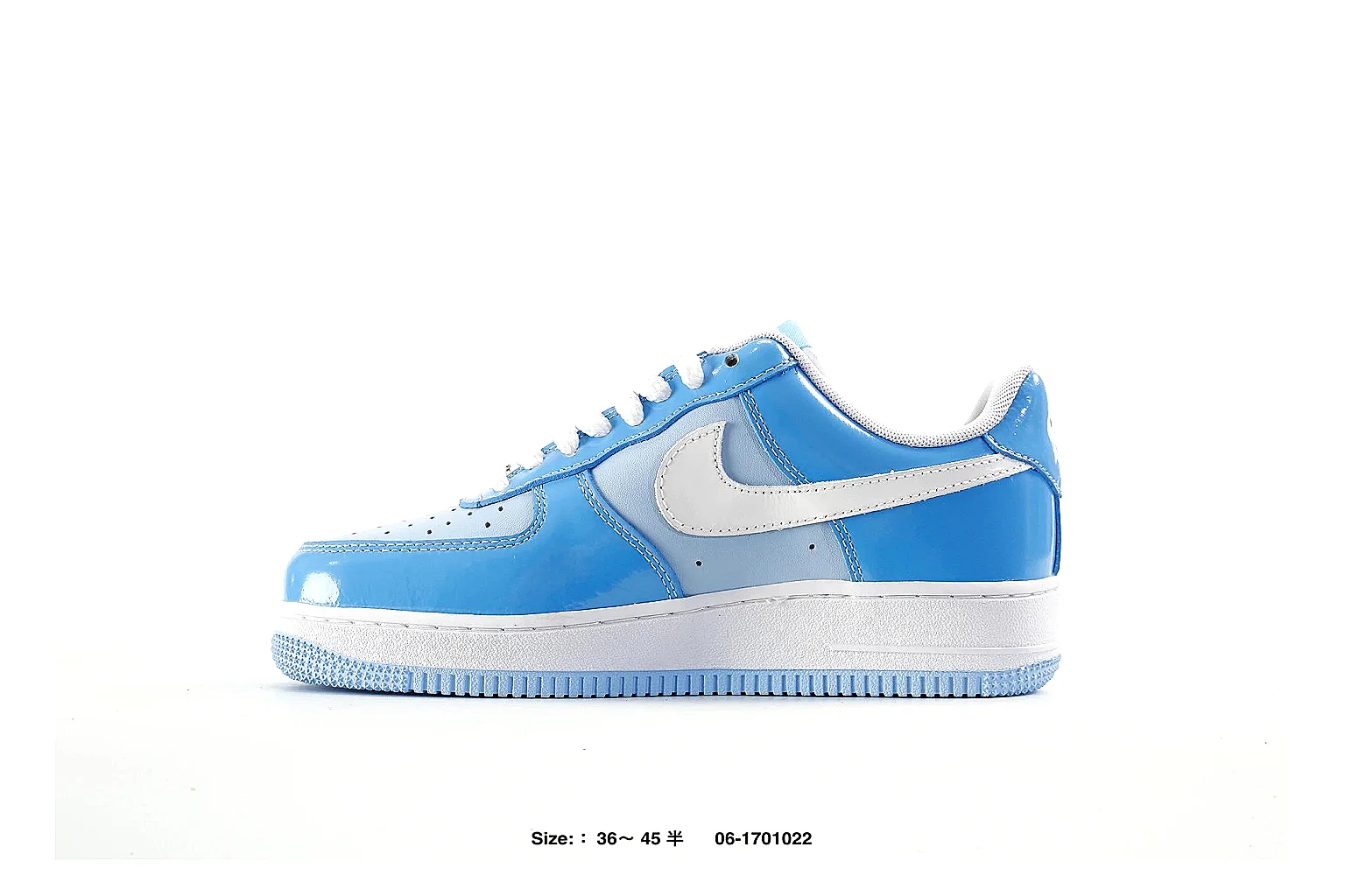 Nike Dunk Low Blue White Sneaker 0761 comparison gallery with QC evidence