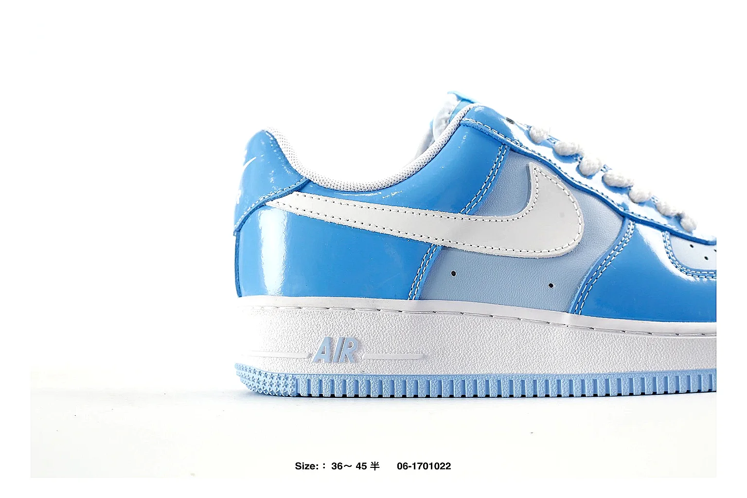 Nike Dunk Low Blue White Sneaker 0761 comparison gallery with QC evidence thumbnail 6