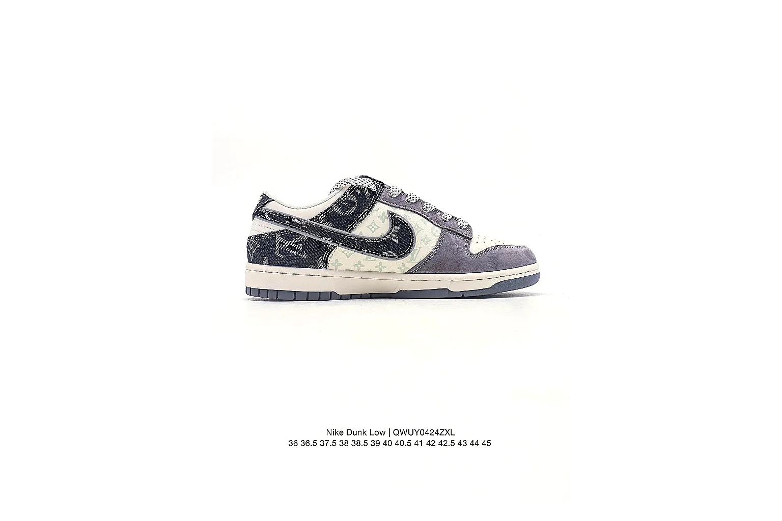 Nike Dunk Low Gray Black Sneaker 3173 comparison gallery with QC evidence