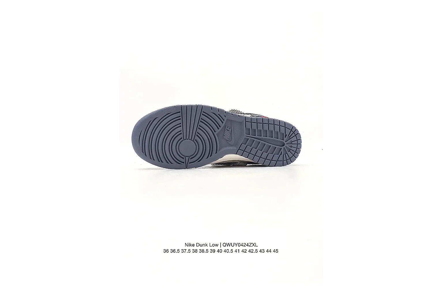 Nike Dunk Low Gray Black Sneaker 3173 comparison gallery with QC evidence thumbnail 5