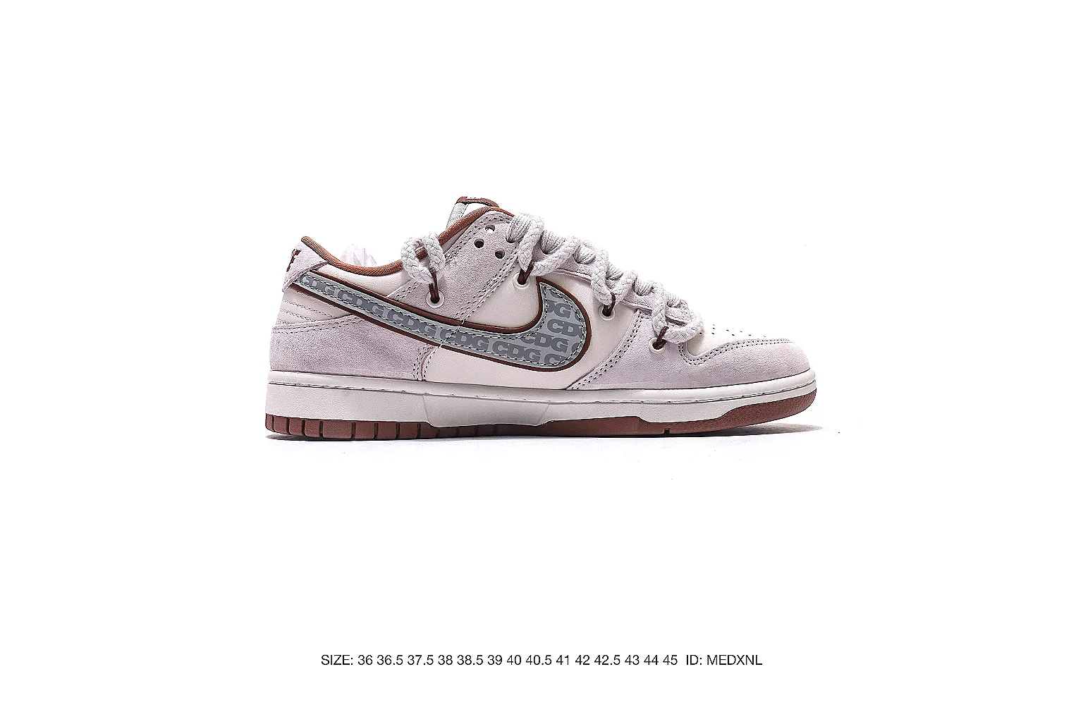Nike Dunk Low Gray Pink 3486 comparison signal note six-photo gallery