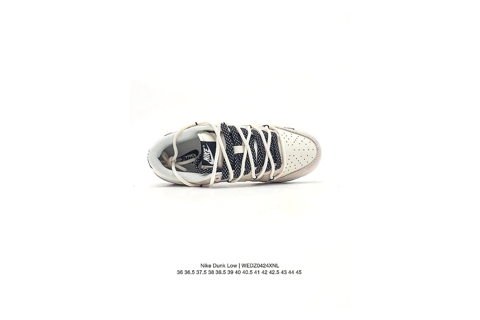 Nike Dunk Low Sail Black Speckle Sneaker 3053 comparison gallery with QC evidence thumbnail 3