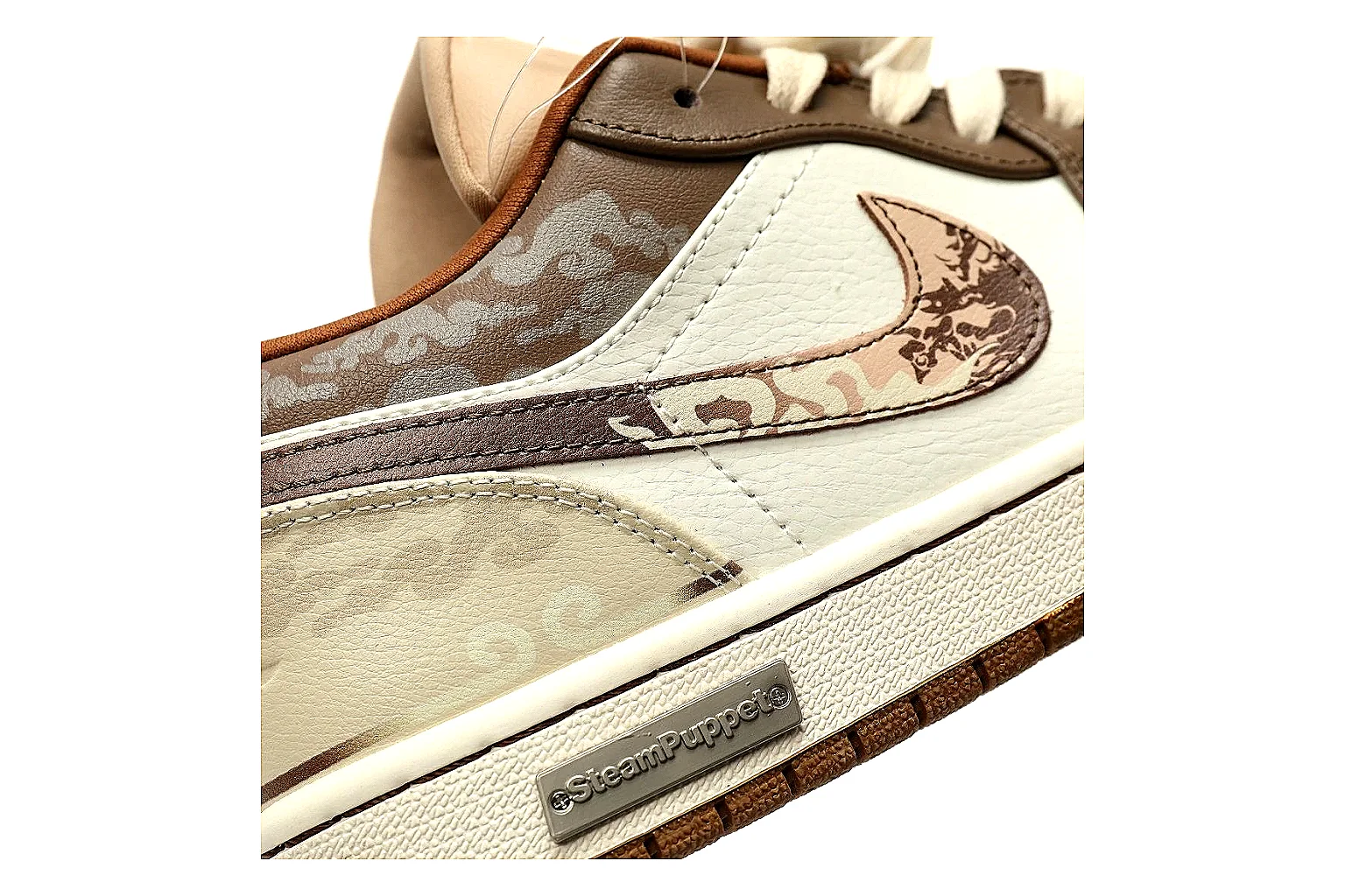 Nike Dunk Low Tan Brown 5815 comparison signal note six-photo gallery thumbnail 6
