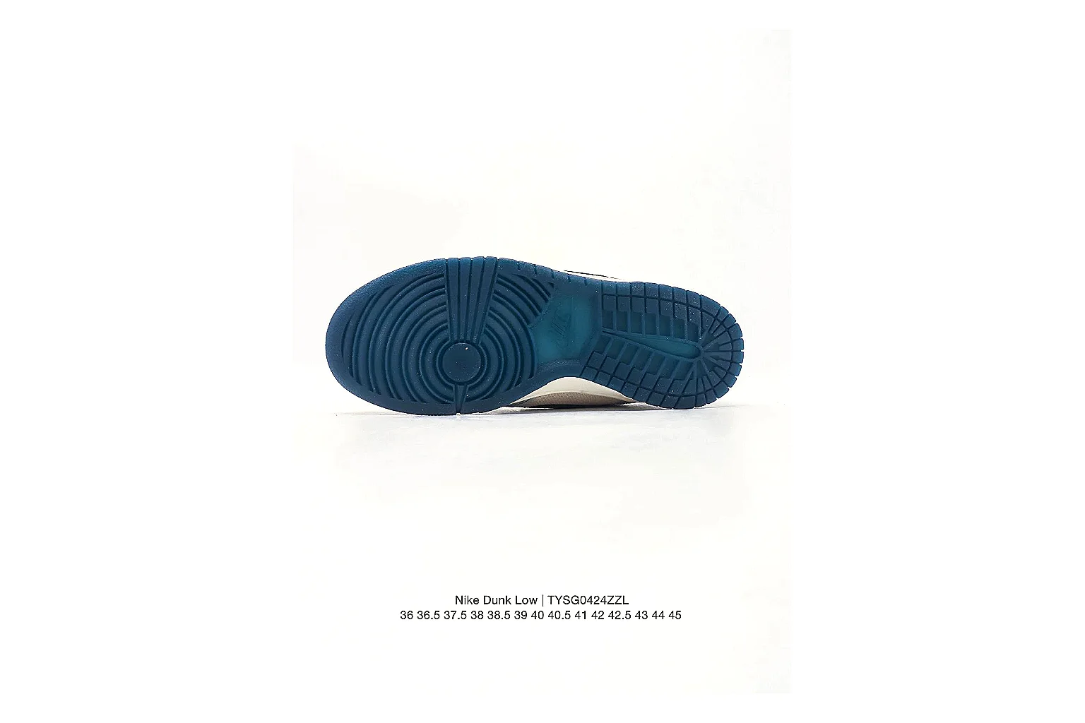 Nike Dunk Low White Navy Sneaker 3064 comparison gallery with QC evidence thumbnail 5