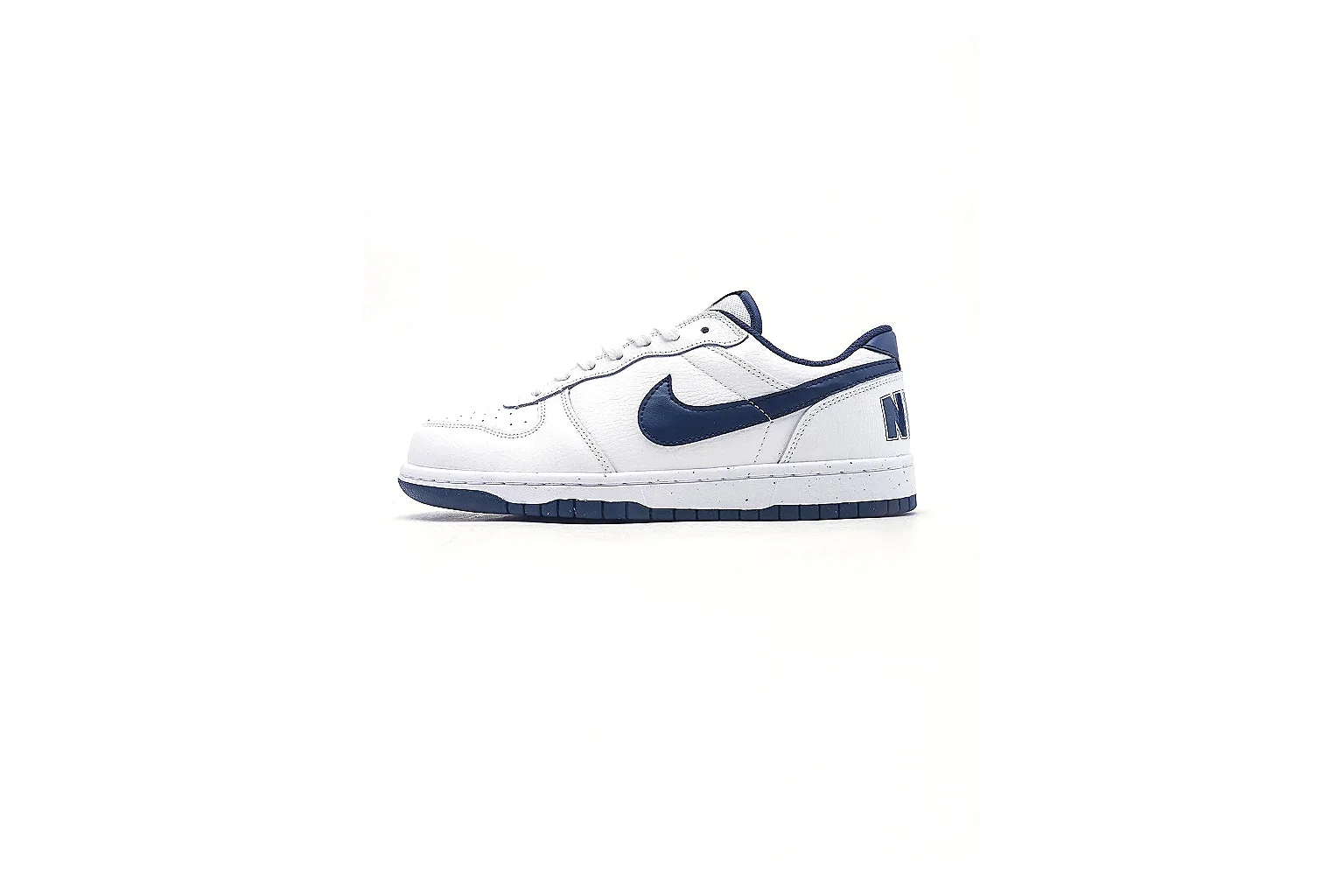 Nike Dunk Low White Navy Sneaker 6077 comparison gallery with QC evidence thumbnail 2