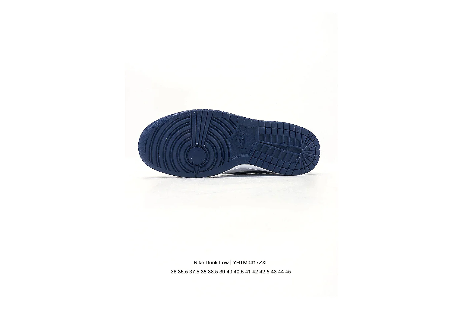 Nike Dunk Low White Navy Sneaker 6077 comparison gallery with QC evidence thumbnail 5