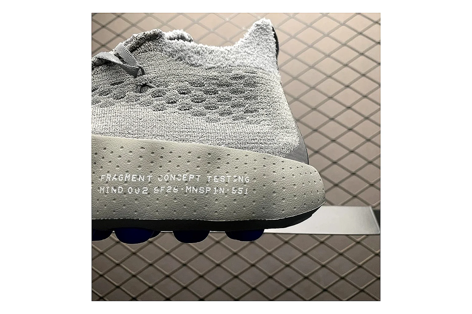 Nike Fragment Waffle Racer Grey comparison signal photo with grey waffle racer runner with mixed upper and runner shape thumbnail 3