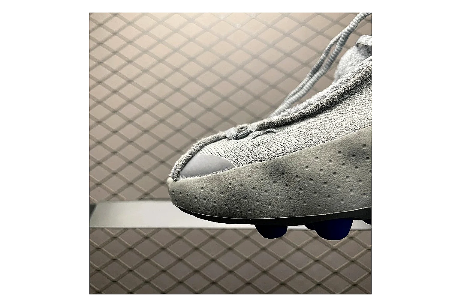 Nike Fragment Waffle Racer Grey comparison signal photo with grey waffle racer runner with mixed upper and runner shape thumbnail 5