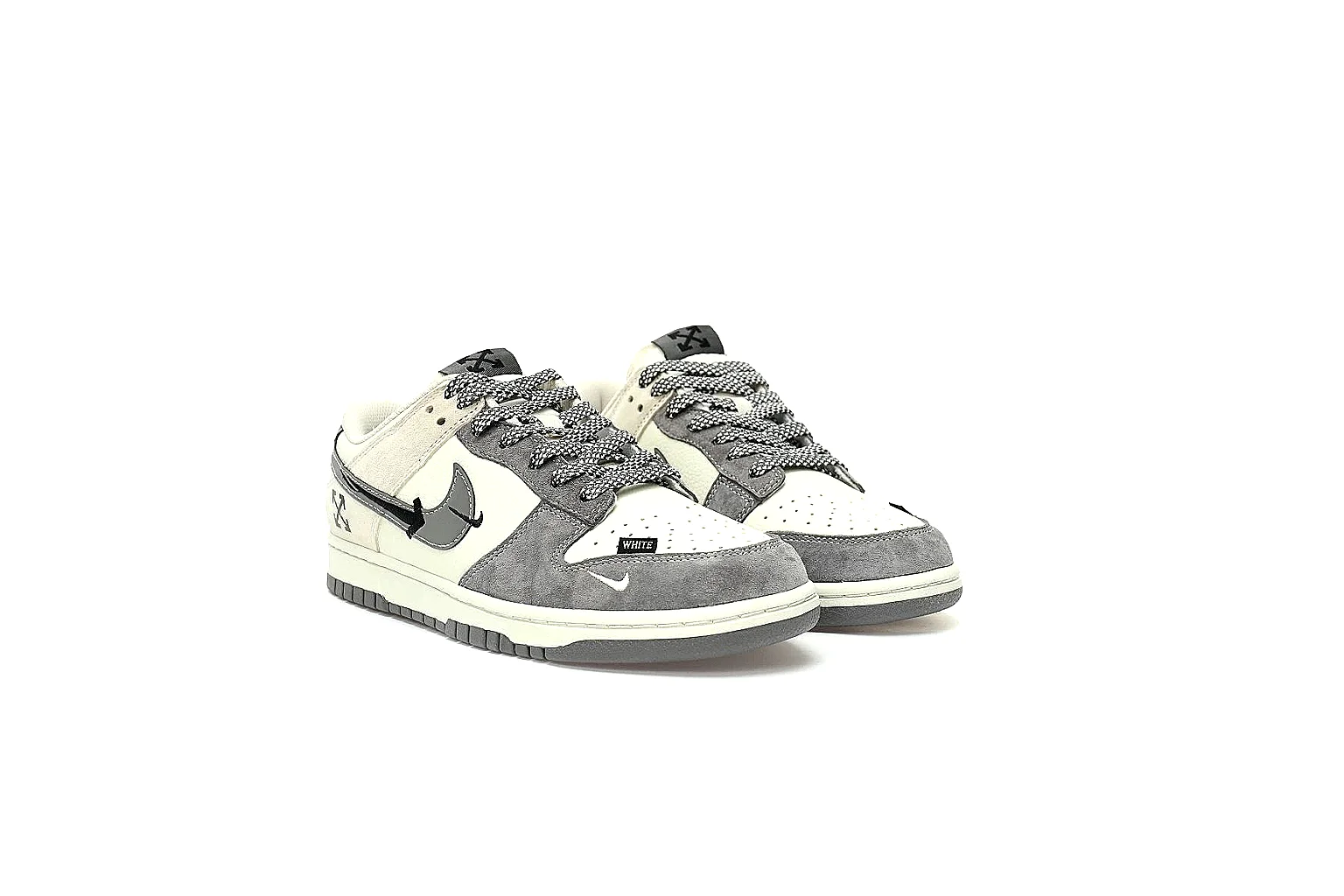Kako Scout comparison images for Nike Gray Low Court Sneaker thumbnail 5