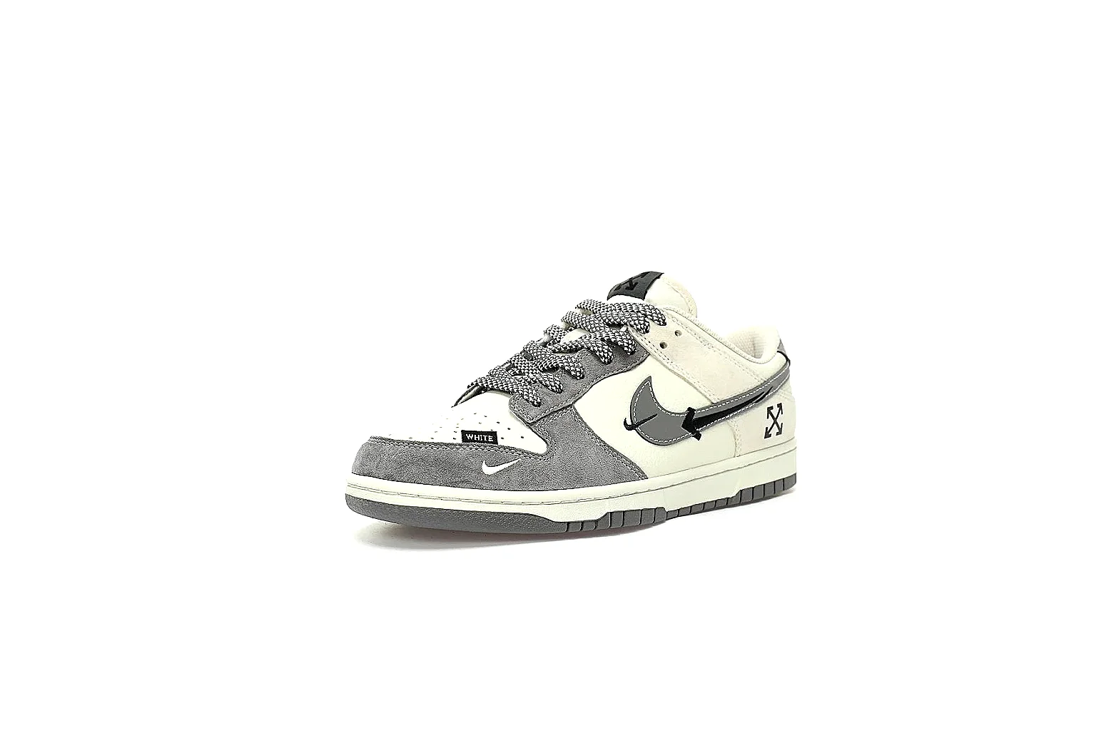 Kako Scout comparison images for Nike Gray Low Court Sneaker thumbnail 6