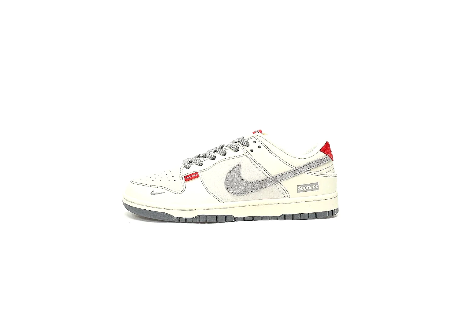 Kako Scout comparison images for Nike Gray Red Low Court Sneaker