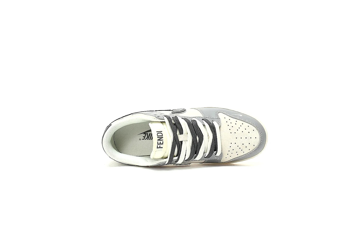 Kako Scout comparison images for Nike Gray White Low Court thumbnail 3