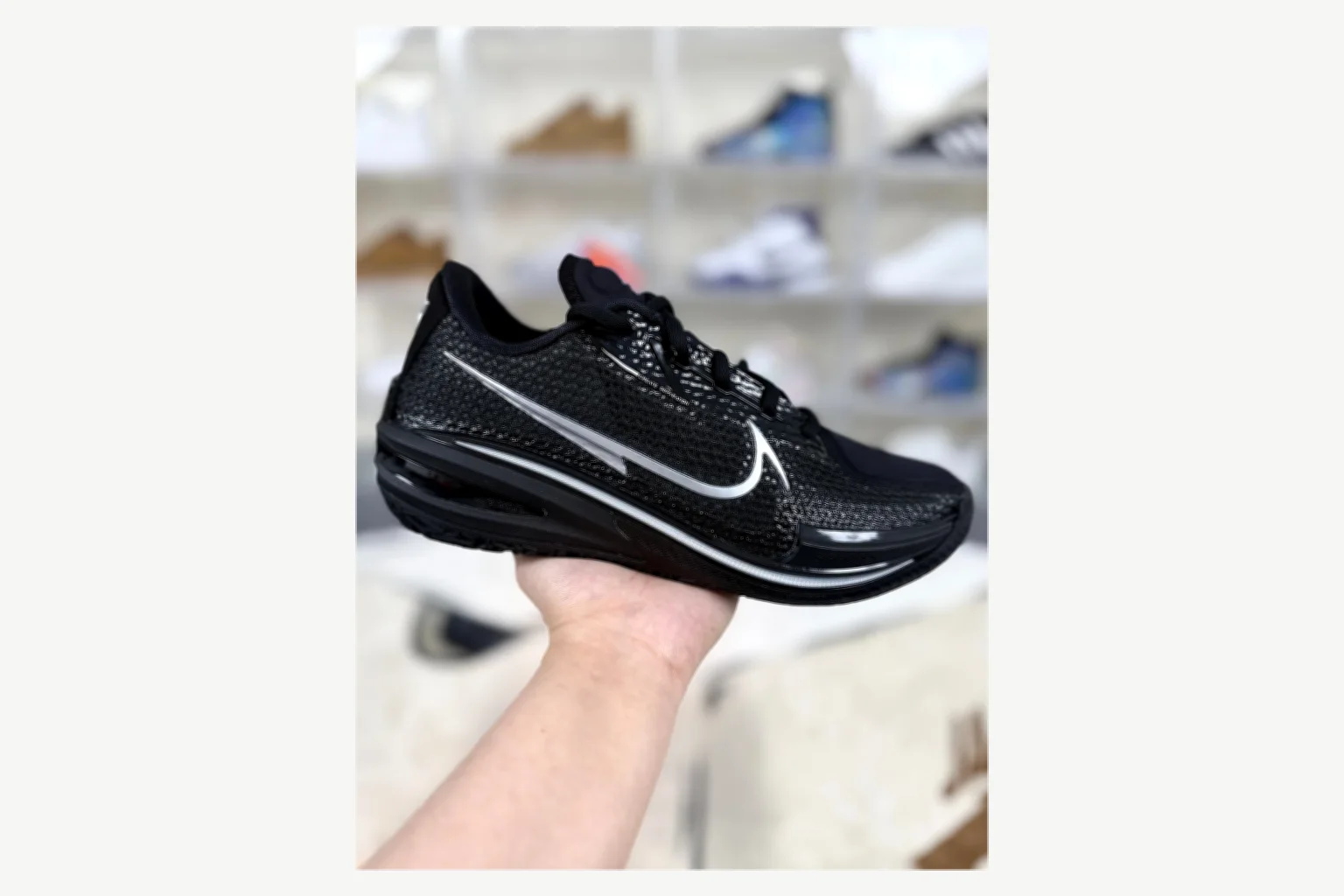 Nike Air Zoom GT Cut 1 Silver Gray Low Top comparison proof image SKU 1194924687 thumbnail 6