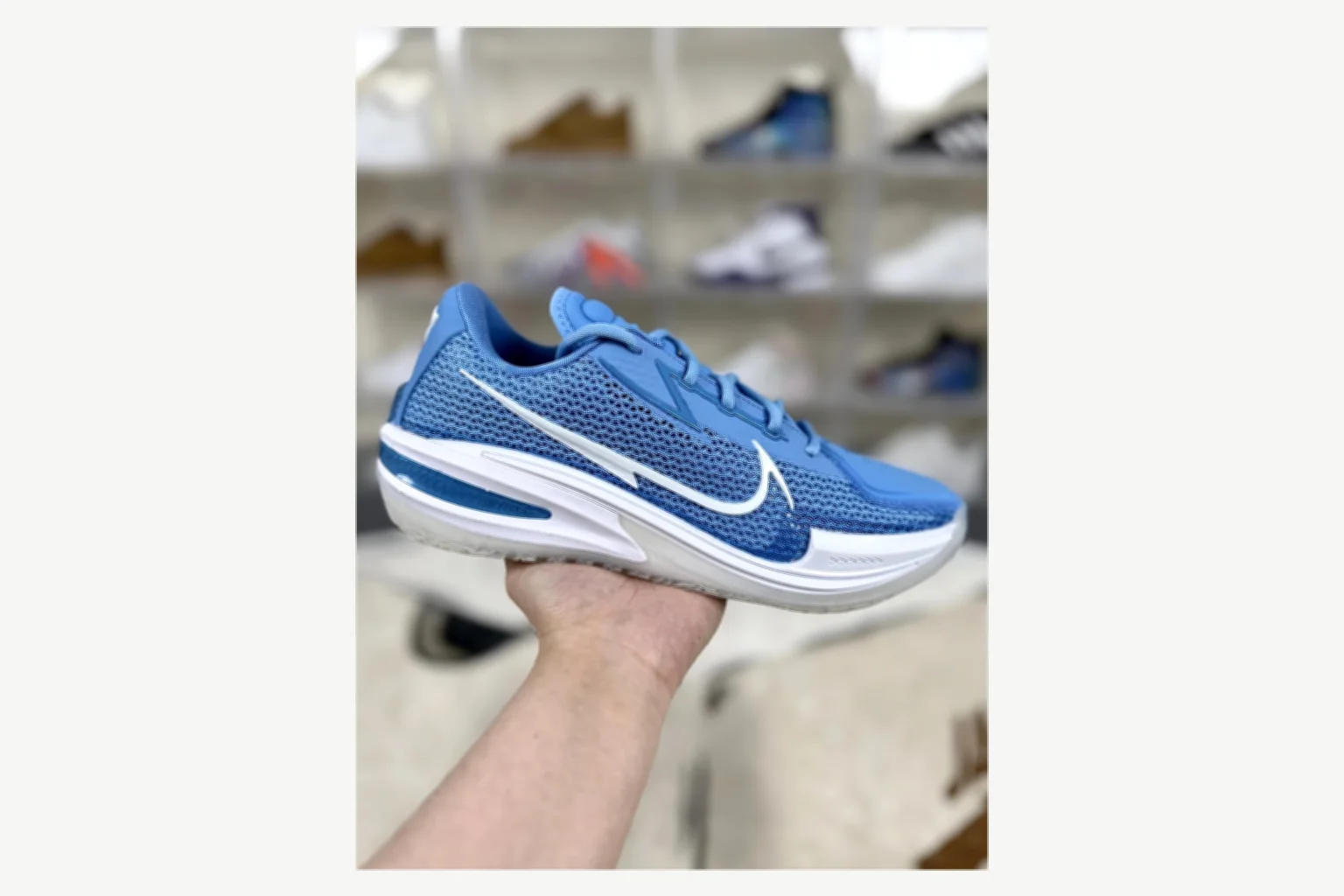 Nike Air Zoom GT Cut 1 Black White Low Top comparison proof image SKU 1194924713 thumbnail 6