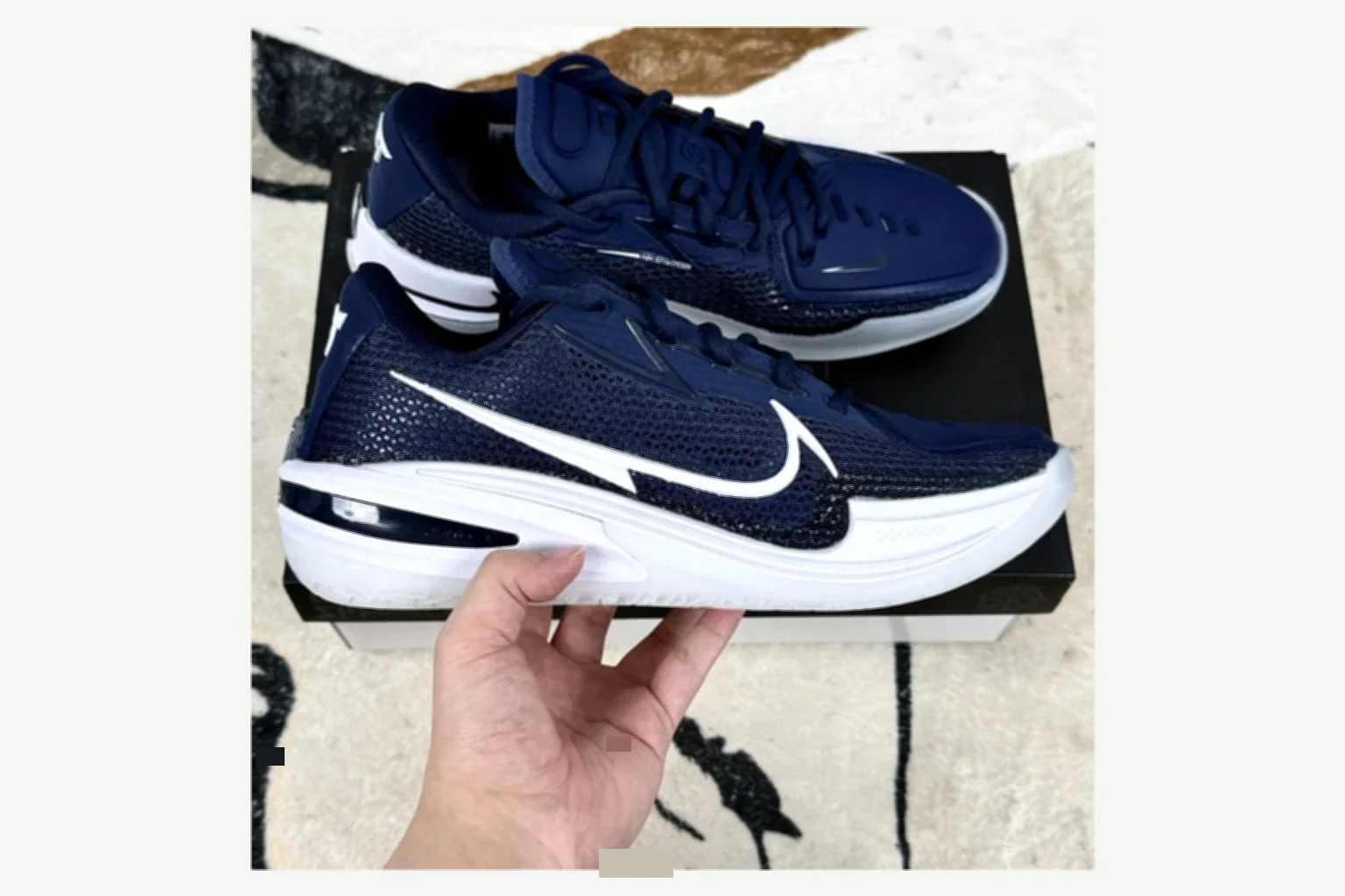 Nike Air Zoom GT Cut 1 Green White Low Top comparison proof image SKU 1194924743